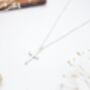 Sterling Silver Cross Necklace, thumbnail 5 of 8