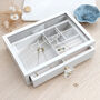 Personalised Luxury Glass Drawer Jewellery Box, thumbnail 6 of 12