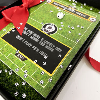 Football Mad Brother Birthday Card, 3 of 7