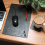 Recycled Vintage Leather Personalised Mouse Pad, thumbnail 12 of 12