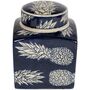 Indigo Pineapple Tea Jar, thumbnail 3 of 4