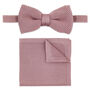 Wedding Handmade Polyester Knitted Tie In Dusty Pink, thumbnail 12 of 12