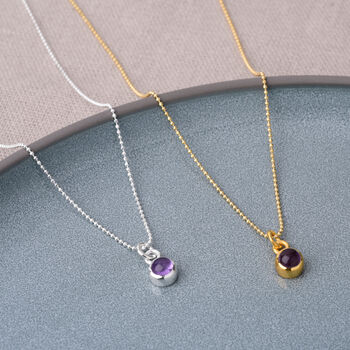 Gem Dot Personalised Birthstone Necklace, 2 of 12