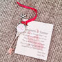 Santa Key/Tree Hanger And Personalised Message, thumbnail 1 of 3