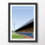 Oxford United Manor Ground London Road Stand Poster, thumbnail 8 of 8