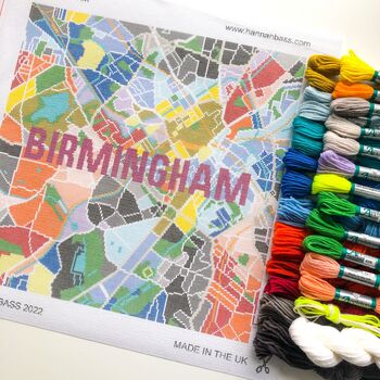 Birmingham City Map Tapestry Kit, 5 of 10