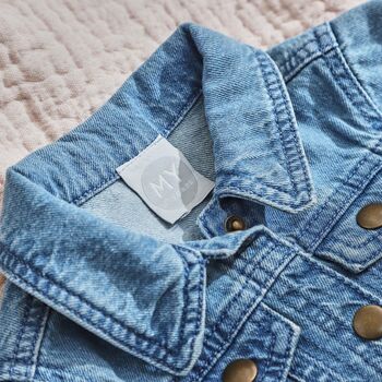 Personalised Red Fruit Denim Jacket, 2 of 4