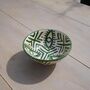 Moroccan Artisan Made Snack Bowl, Green, thumbnail 2 of 2