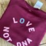 Love Not Dna Adults Adoption Sweatshirt, thumbnail 1 of 4