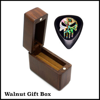 Punisher Ebony Guitar Pick In A Gift Box, 9 of 10