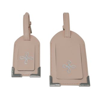 Leather Set Of Two Travel Luggage Tags, 7 of 8