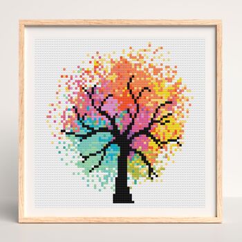 Watercolour Tree Diamond Painting Kit, 2 of 3