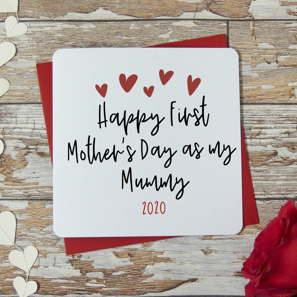 Happy First Mother's Day As My Mummy Card By Parsy Card Co ...