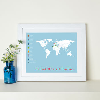 'The Globetrotter' Personalised Print, 3 of 7