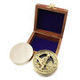 Personalised Signature Sundial Compass With Wooden Box, thumbnail 6 of 12