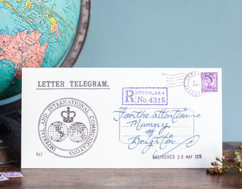 Personalised Birthday Telegram Ages 30 To 40, 9 of 12