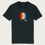 Surfboard Organic Black Beach T Shirt, thumbnail 1 of 6