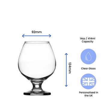Personalised Brandy Cognac Glass Gift Box, 3 of 7