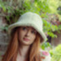 Green Fluffy Bucket Hat, thumbnail 4 of 4