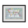Personalised World Map Print For Couple, thumbnail 3 of 4
