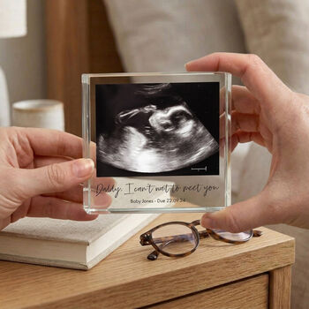 Can't Wait To Meet You Baby Scan Glass Token, 2 of 9
