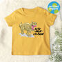 T Rex Birthday Kids T Shirt, thumbnail 4 of 5