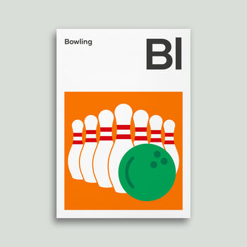 Ten Pin Bowling Posters And Prints, 2 of 2