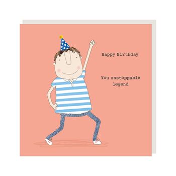 Funny Birthday Card For Him Unstoppable, 2 of 2