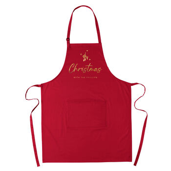 Personalised Christmas With The Family Apron, 9 of 10