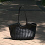 Hand Woven Genuine Leather Shopping Bag, thumbnail 1 of 12
