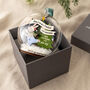 Festive Rabbit Personalised First Christmas Bauble, thumbnail 2 of 4