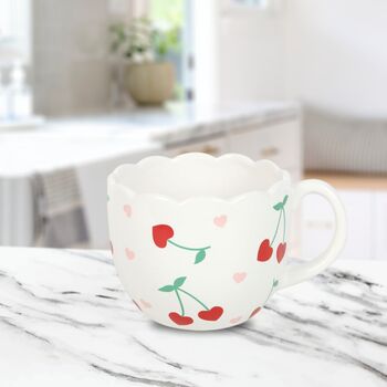 Cherry Heart Mug, 5 of 6