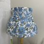 Dolly Blue Floral Gathered Scrunchie Lampshade, thumbnail 2 of 4