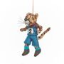Handmade Felt Running Cheetah Hanging Decoration, thumbnail 4 of 4