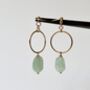 Circle Drop Earrings, thumbnail 2 of 5
