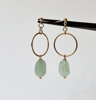 Circle Drop Earrings, 2 of 5