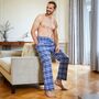 Men's 'Celt' Tartan Brushed Cotton Pyjama Trousers, thumbnail 3 of 4
