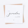 Nana On The Day Wedding Card, thumbnail 5 of 8