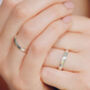 Amelia Personalised Engraved Band Ring, thumbnail 4 of 10
