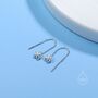 Sterling Silver Tiny Flower Ear Threaders, thumbnail 4 of 9