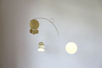 Brass Sundrops Hanging Mobile, 2 of 5