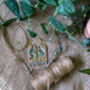 Syngonium Albo Variegata Plant Lovers Earrings, thumbnail 3 of 8
