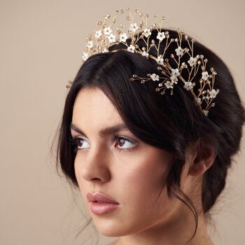 Jewelled Flower Crown Isobel, 3 of 12