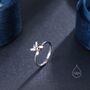 Sterling Silver Rotatable Pinwheel Ring, thumbnail 5 of 11