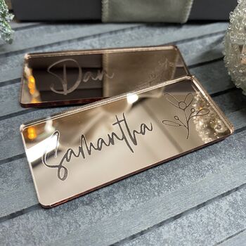 Personalised Christmas Place Setting | Gold, 4 of 11