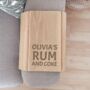Personalised Wooden Sofa Drinks Tray, thumbnail 2 of 3