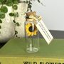 Tiny Sunflower In A Bottle With Personalised Message, thumbnail 11 of 12