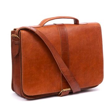 Handmade Leather Briefcase Darwin, 2 of 12