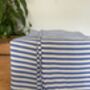 Blue Striped Design Cotton Bedspread, thumbnail 8 of 9