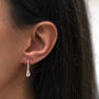 Sterling Silver Teardrop Earrings, thumbnail 3 of 8